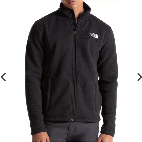 The North Face Heather Black Full-Zip Jacket - Picture 1 of 6